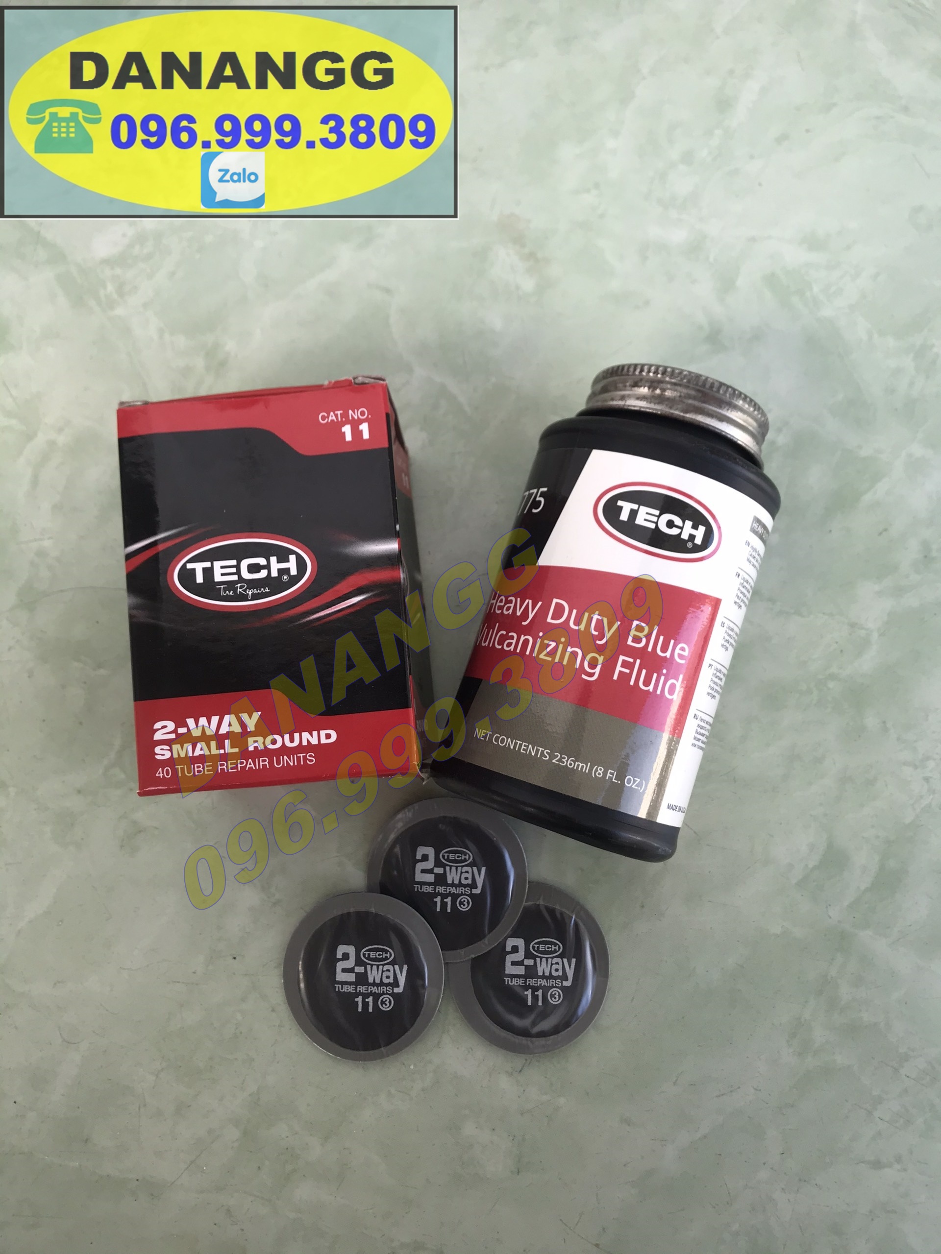 Keo và miếng vá lốp xe TECH 11 Keo 236ml Tech 775