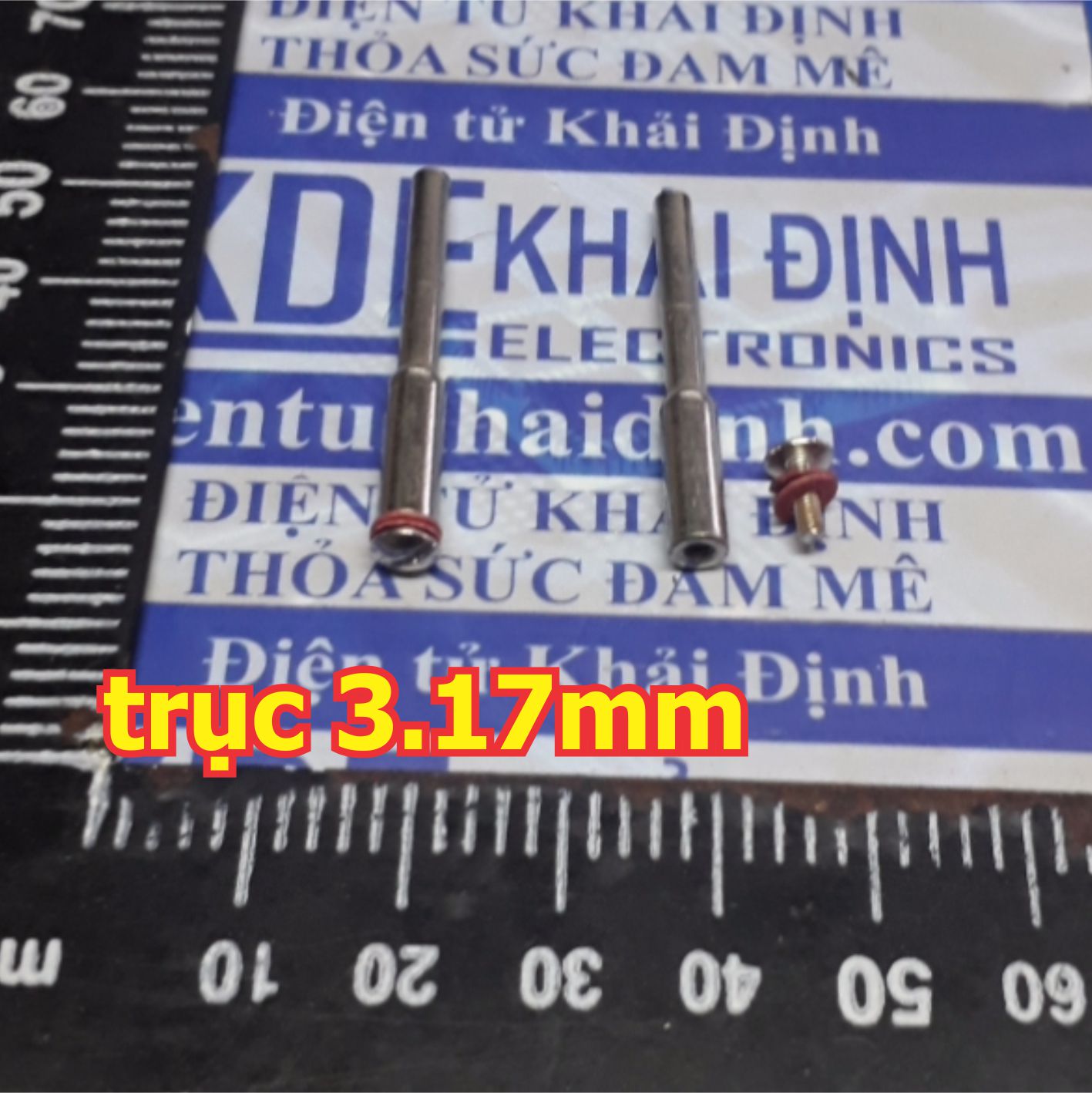 Đầu giữ lưỡi cắt, mài… loại nhỏ phụ kiện máy khoan, mài trục 3.17mm và lưỡi cắt mini 32mm kde5005