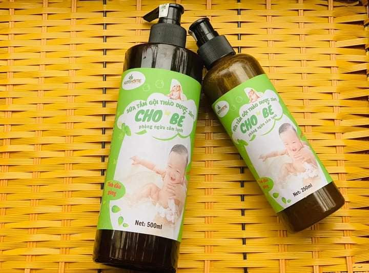 SỮA TẮM GỘI THẢO DƯỢC CHO BÉ HUNA'S HOME
