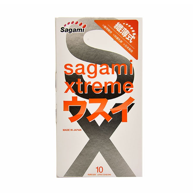 Bộ 2 hộp Bao cao su Siêu mỏng Cao cấp Sagami Xtreme Super Thin 10 bao