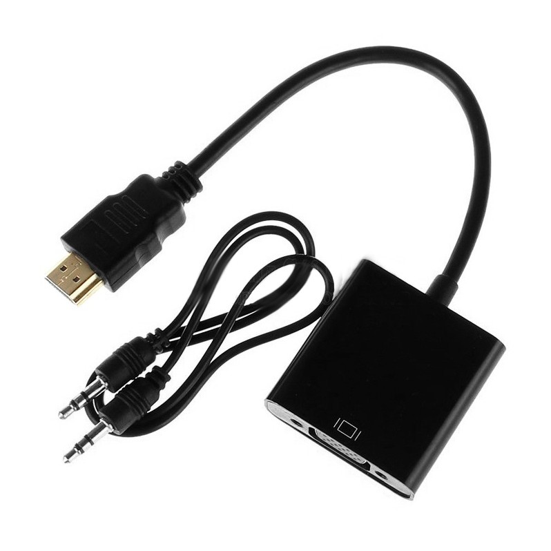 HDMI to VGA cable, HDMI to VGA with audio