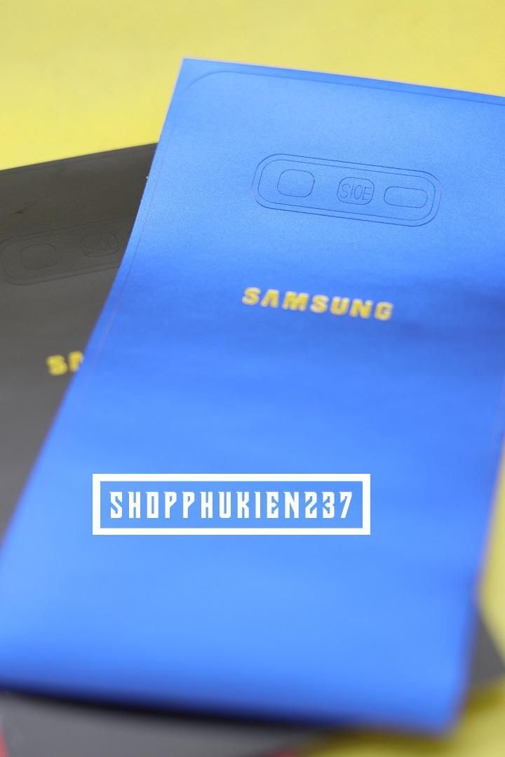 Miếng Dán Lưng Samsung Galaxy S10e Dán Lưng Dẻo Skin Màu
