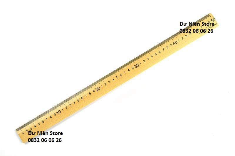 Thước Gỗ Loại Cong & Thẳng 50cm, 60cm Loại Tốt.