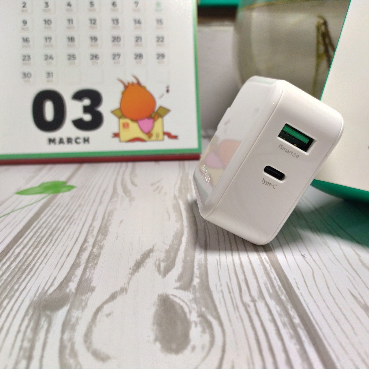 Củ Sạc RAVPower RP-PC080 36W iSmart, QC 3.0, USB Type C PD 36W
