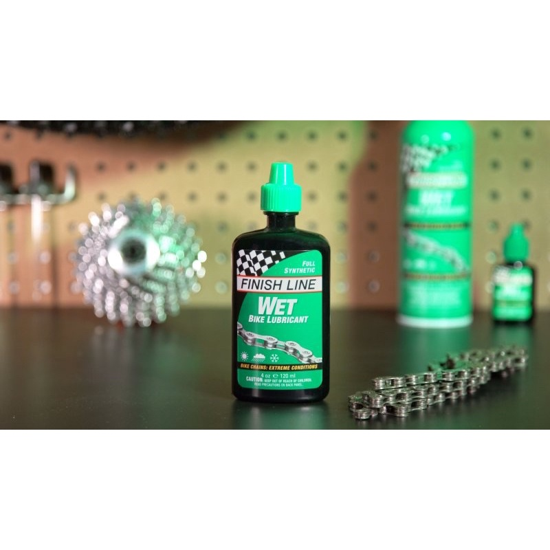 Dầu Tra Sên FINISH LINE WET 120ml - WET Bike Lubricant