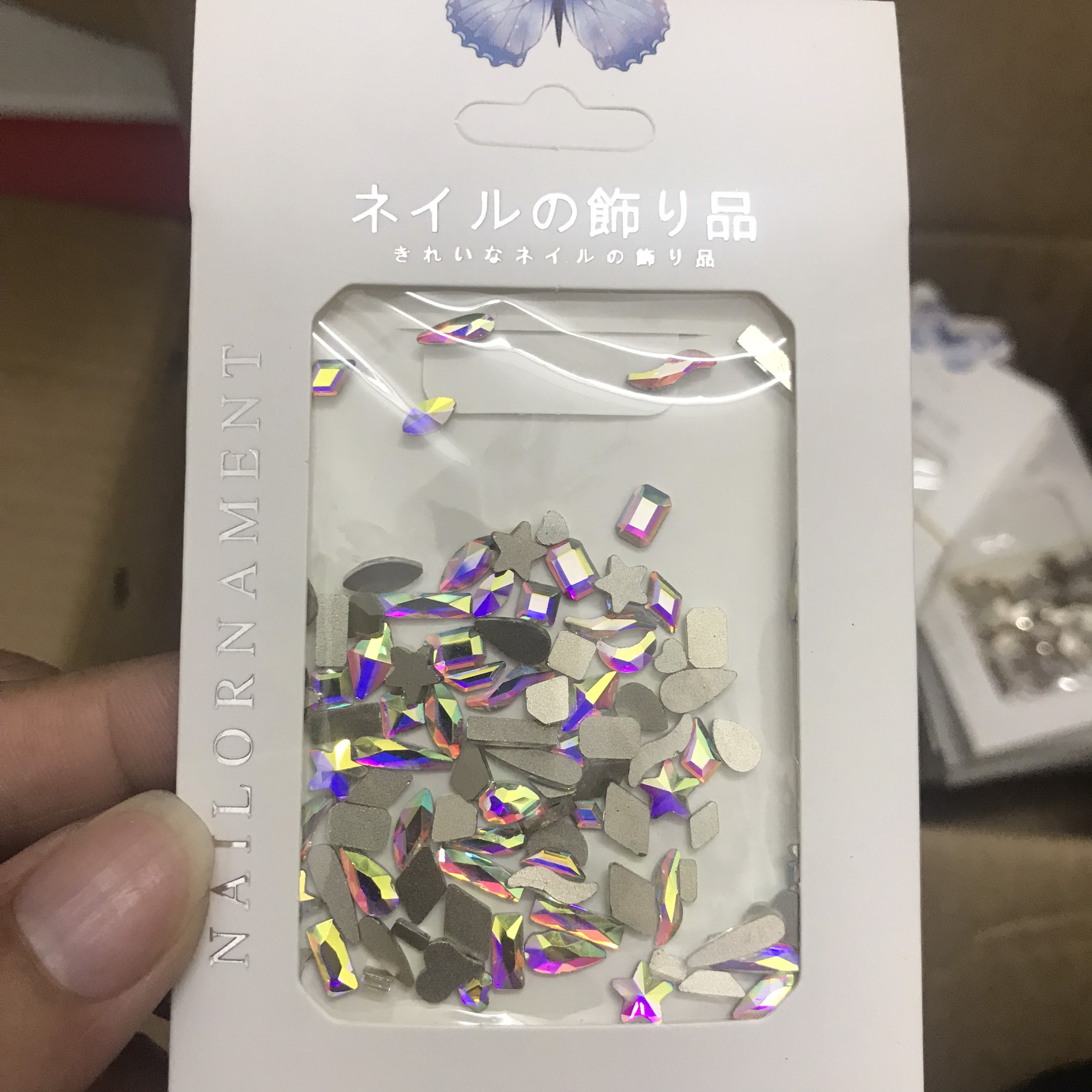 Túi đá khối 100viên chân vàng mix size đủ loại siêu đẹp rẻ - Sugar Nails