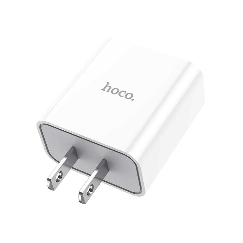 Củ sạc Hoco C81 cổng USB 2.1A, cóc sạc dùng cho iPhone, iPad, Android - Chính hãng