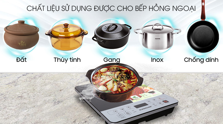 Bếp hồng ngoại Sunhouse SHD6005