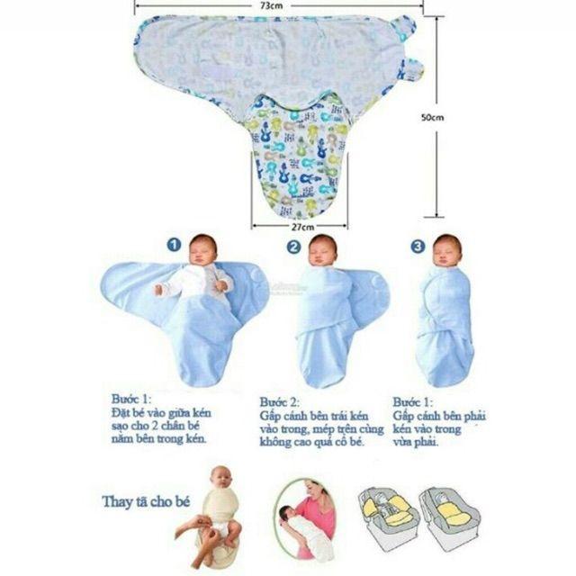ủ kén summer Swaddle cho bé hàng đẹp
