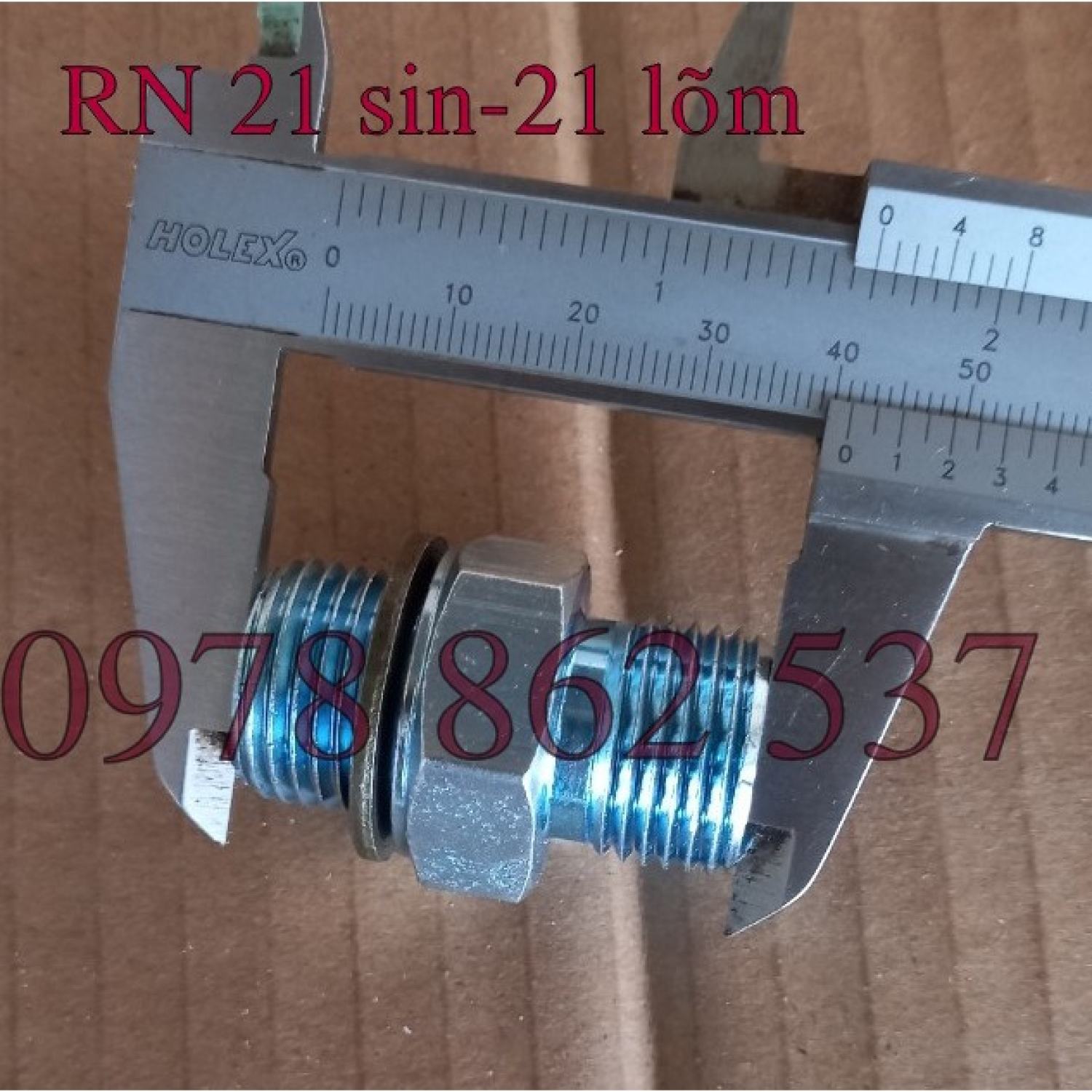 Rắc co thuỷ lực Ren 21 G1/2''- 21 lõm