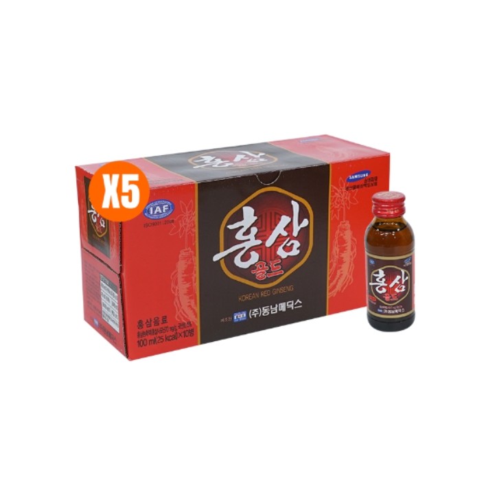 Combo 10 Chai (100Ml/Chai) Nước Uống Hồng Sâm Hàn Quốc