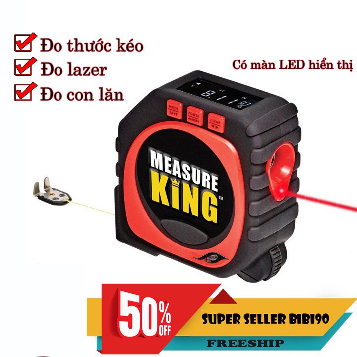 Thước đo kĩ thuật số 3 chế độ measure king-GD196