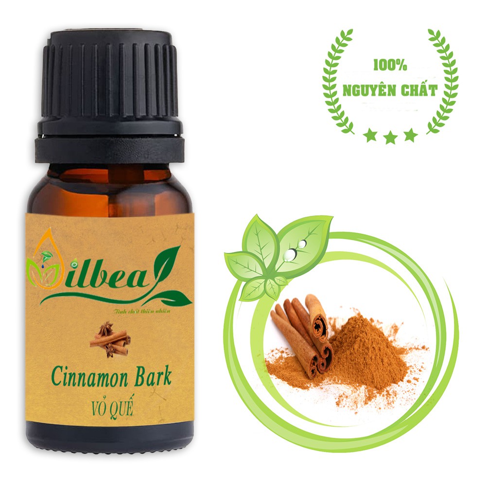Combo 3 lọ tinh dầu: bạc hà, sả chanh, vỏ quế 10ml