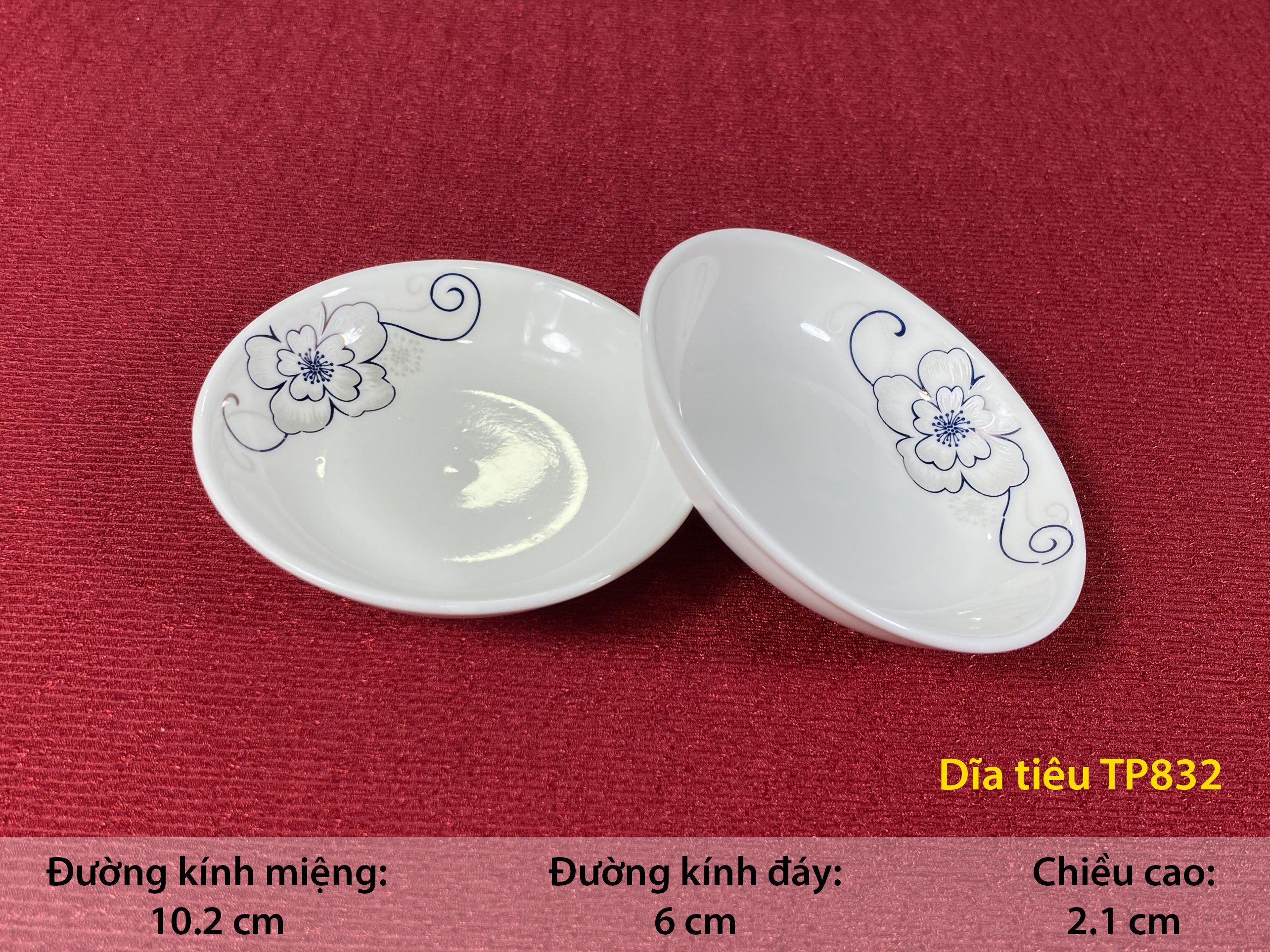 ĐĨA TIÊU TP 832 SỨ BÁT BẢO CAO CẤP, sINCE_1977