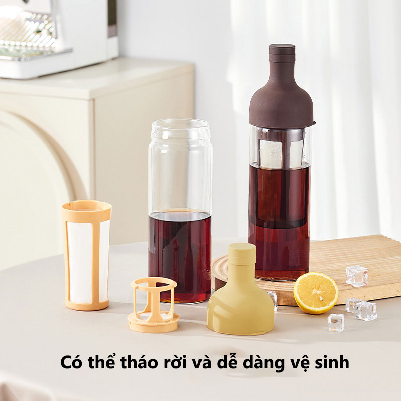 Bình Pha Cà Phê Lạnh Bộ Lọc Gốc- Trong-Cà Phê