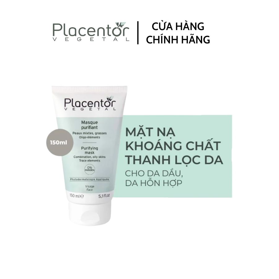 Mặt Nạ Đất Sét Thanh Lọc dưỡng ẩm Từ Thực Vật Placentor Purifying Mask