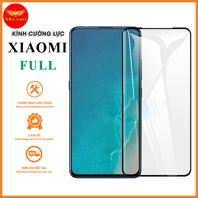 Kính cường lực Xiaomi redmi note 5, note 5 pro, note 7, note 7 pro, note 8, note 8 pro, Xiaomi redmi 6, redmi 6a, mi 8, mi 8 pro, mi 8 lite, mi 9, mi 9t, mi 9 se,   Xiaomi redmi 7, redmi 8, redmi k20, redmi k20 pro +[ TẶNG KÈM GIẤY LAU , Aha Case