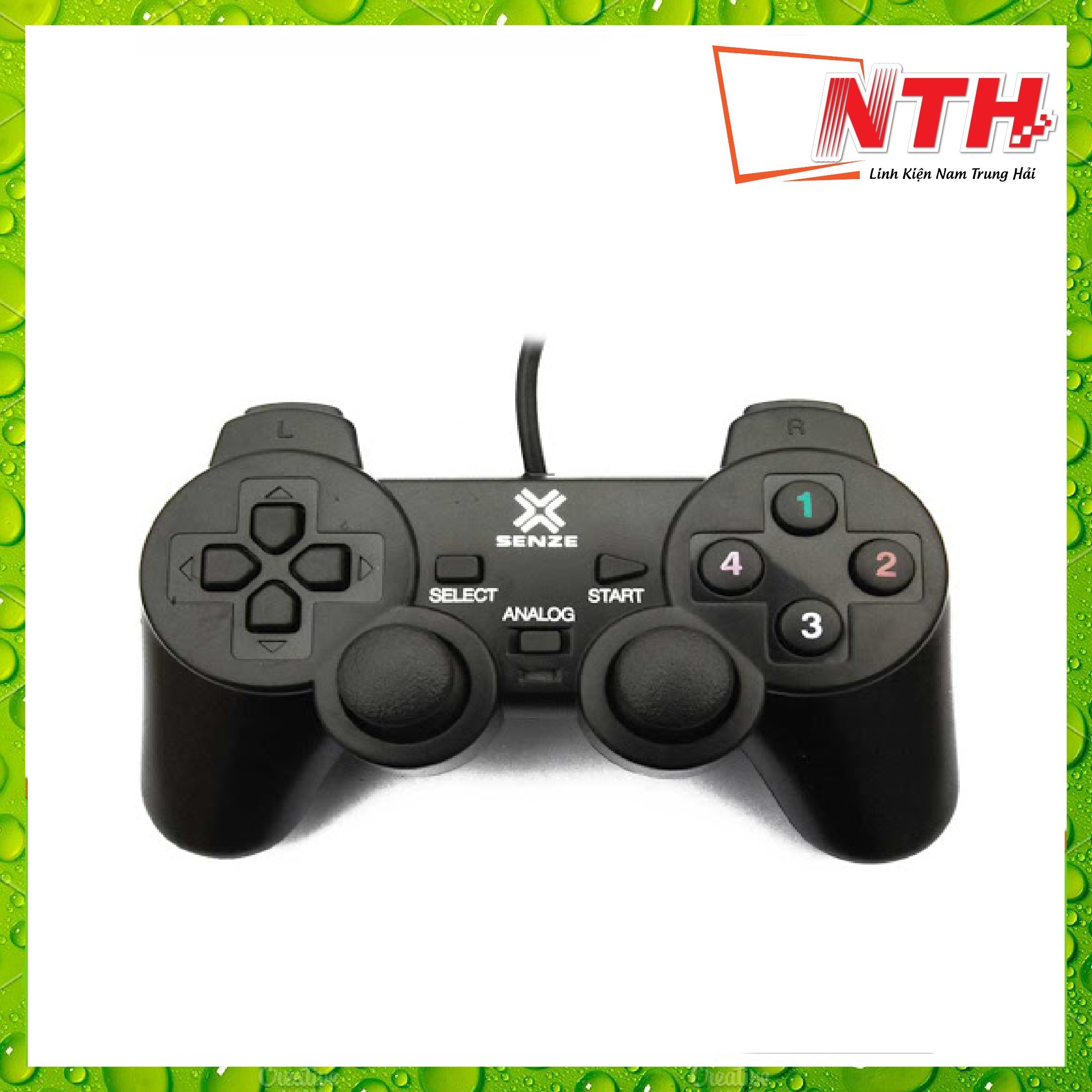 Tay game đơn rung senze sz 702 đen