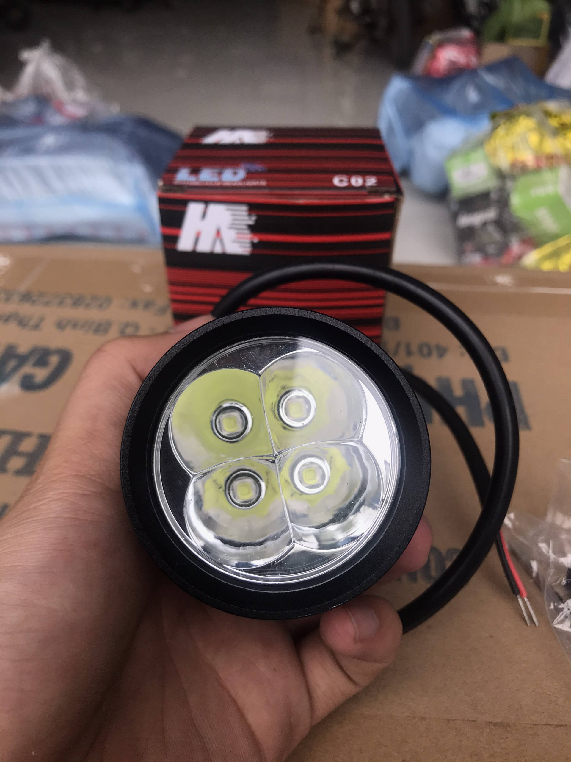 Đèn trợ sáng L4X CREE Siêu sáng, chính hãng