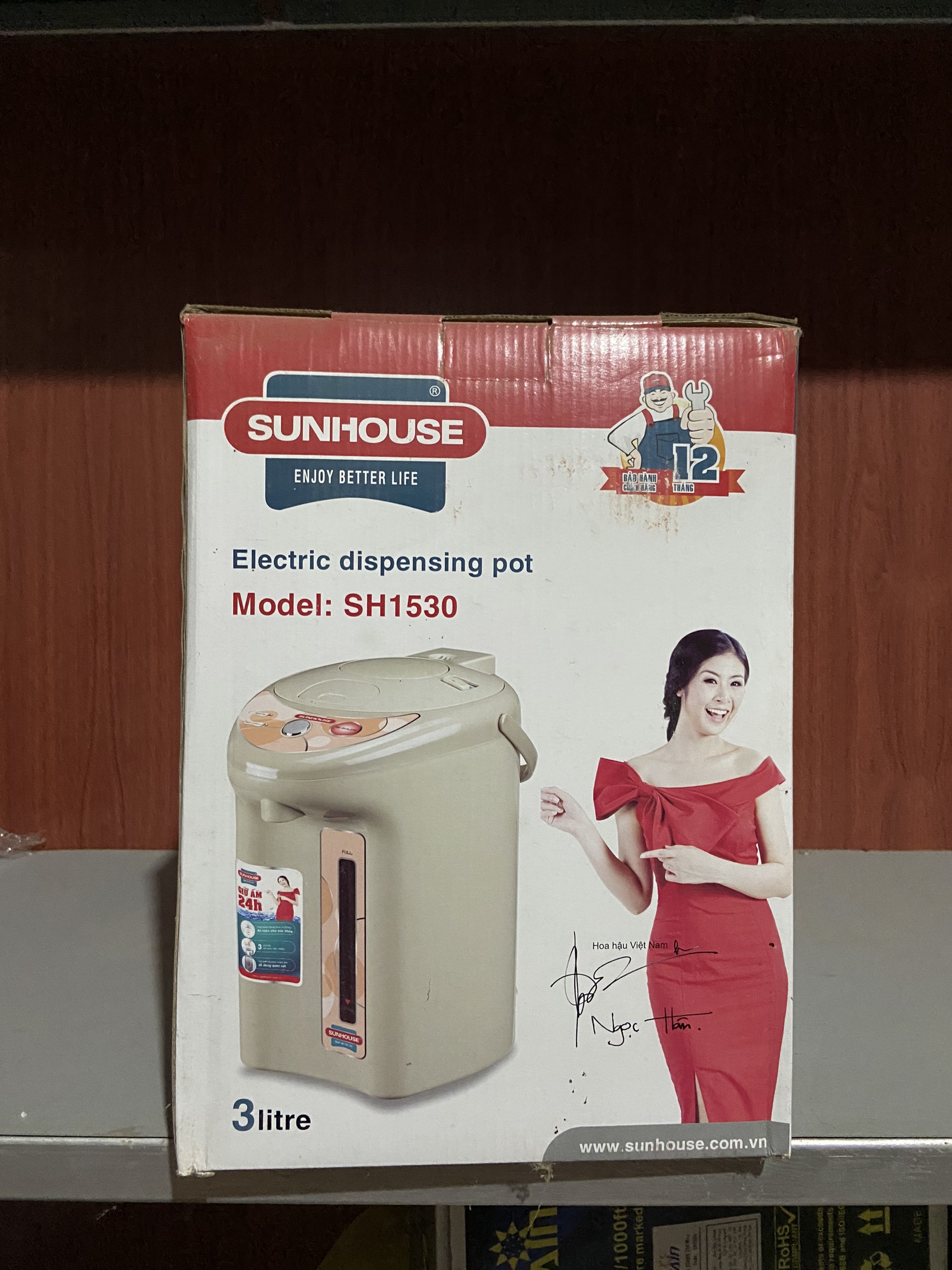 Bình thủy điện Sunhouse SHD1542 4.2 lít