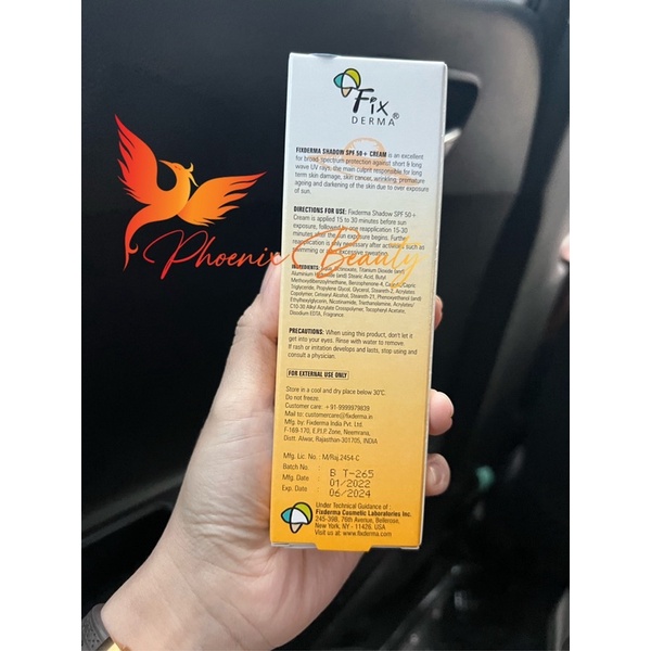 Kem Chống Nắng Fixderma Shadow Cream SPF 50+