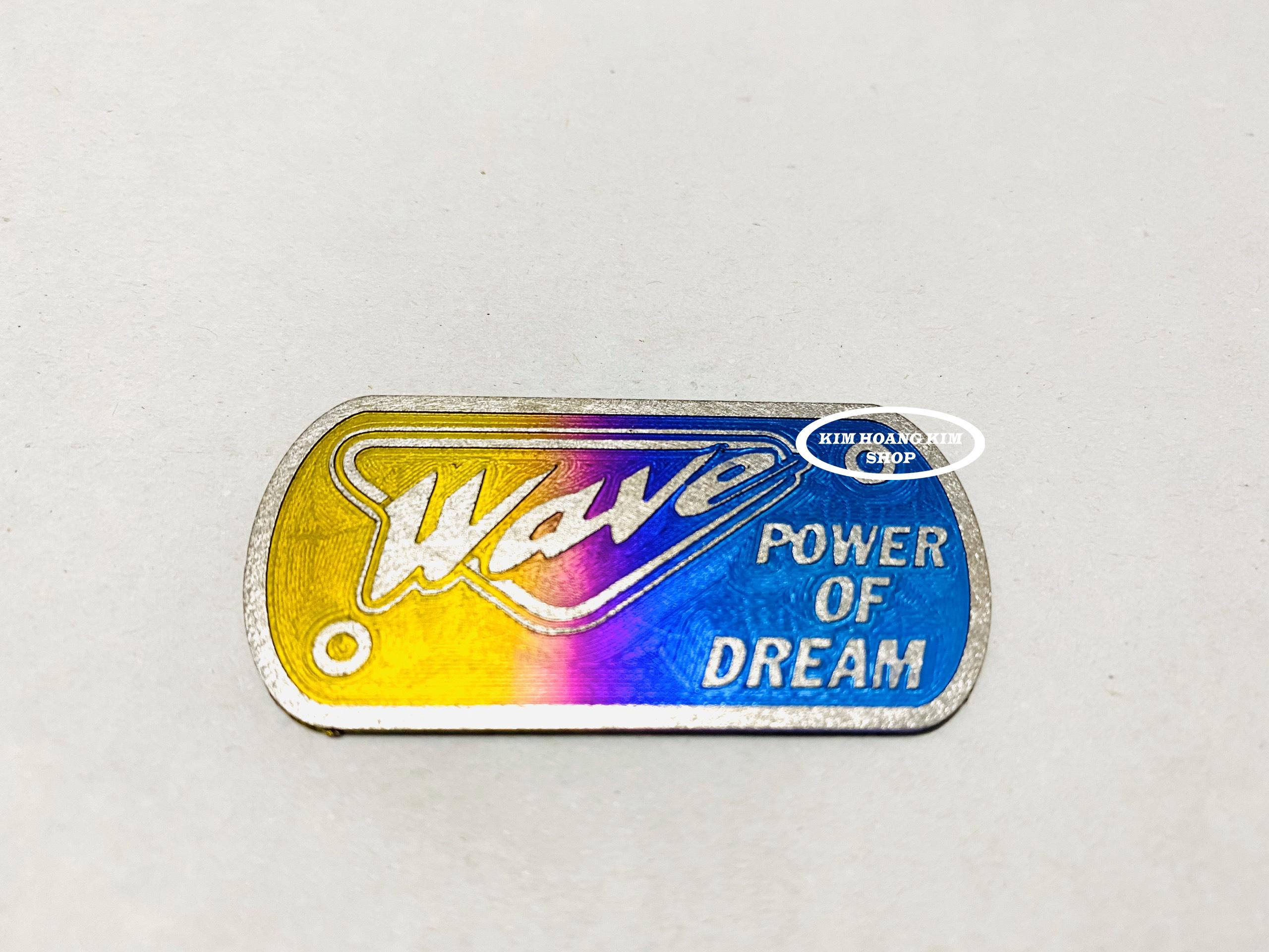 Tem Titan Gr5 gắn nắp dầu Wave (100%titan)
