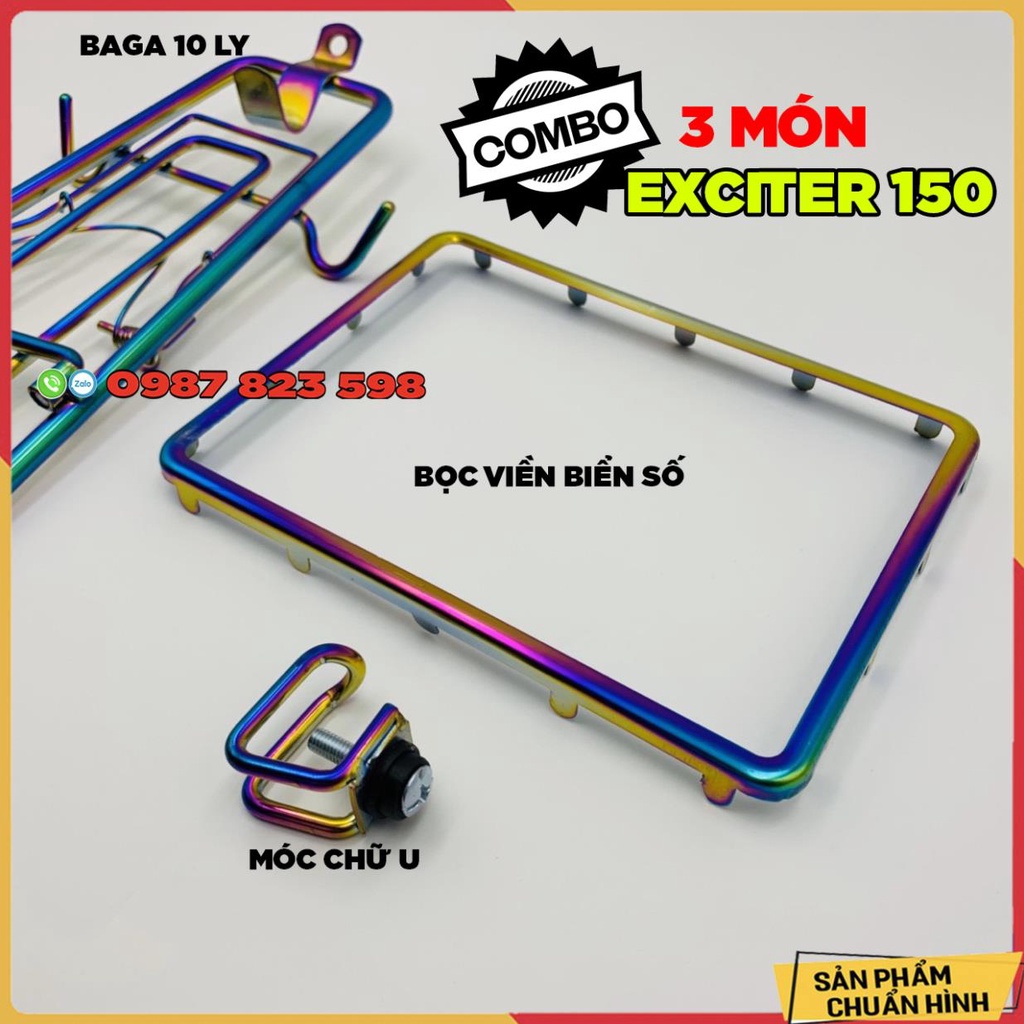 Combo 3 Món Titan Dành Cho Exciter 150 - Combo Ex 150  ( Như Ảnh)