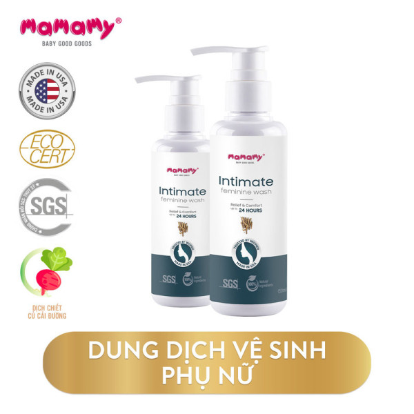Combo 2 Chai dung dịch vệ sinh phụ nữ Intimate Feminine Wash Mamamy 150ml