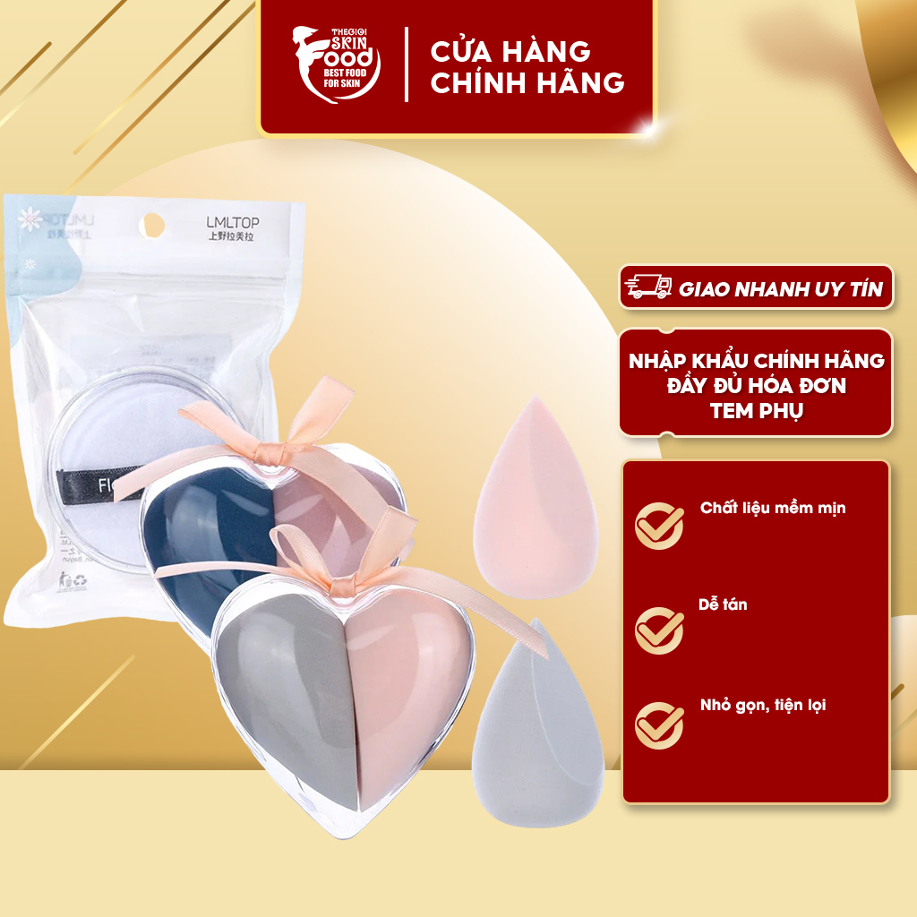 [NHẬP KHẨU] Bông Mút Trang Điểm LMLTOP Makeup Puff A797