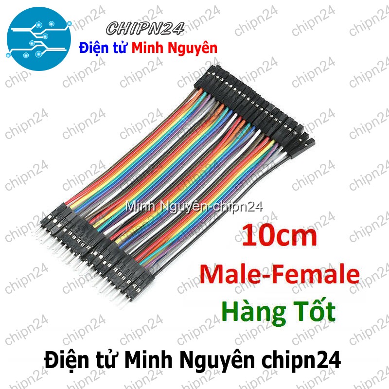 [20 sợi] (P82) Dây Cắm Test Board 10cm Đực-Cái Hàng Tốt - HH003755