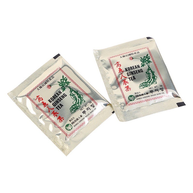 Trà Hồng Sâm Hàn Quốc Buleebang Ginseng Tea 100 Gói (3G X 100)