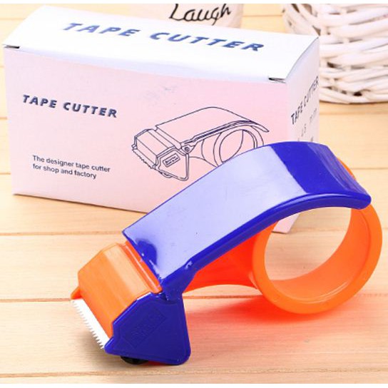 Cắt băng keo bằng nhựa khổ 5cm. Tape cutter. Vi Tính Quốc Duy