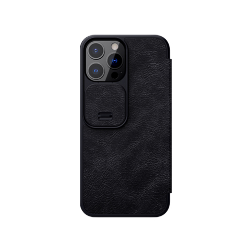 Bao da iPhone 14 Pro/ 14 Pro Max/ iPhone 13 Pro Max hiệu Nillkin Qin (Hàng chính hãng)
