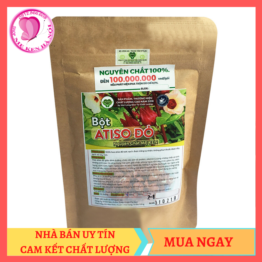 Bột atiso đỏ nguyên chất Mẹ Ken 100g