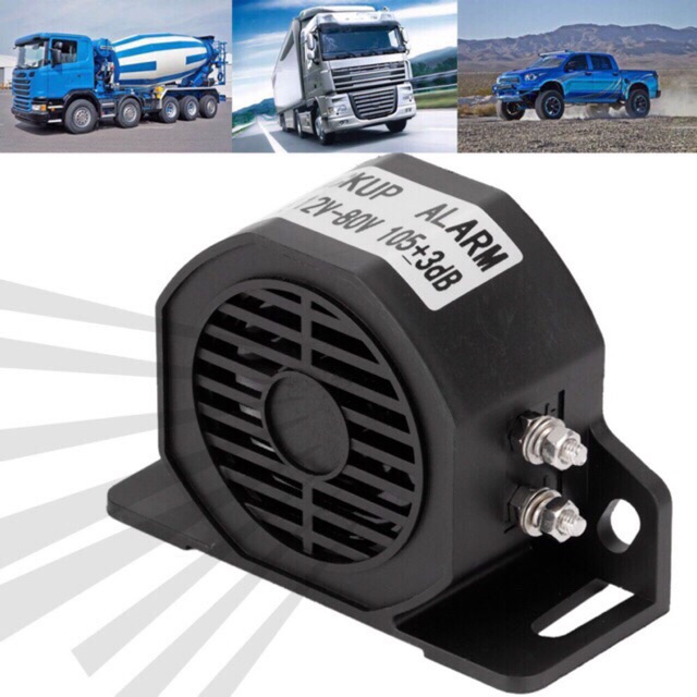 Còi lùi mới chạy điện 12v 24v còi hay