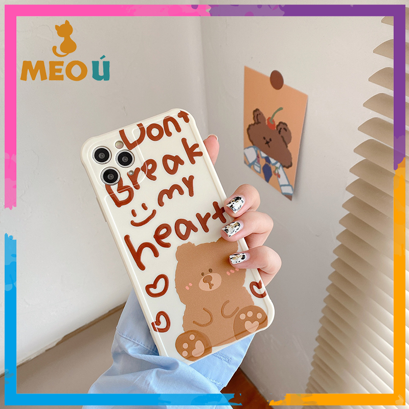 [HCM]Ốp iPhone Gấu Nâu iPhone 7Plus/8Plus/X/Xs Max/11/11 Pro Max/12/12 Pro/12 Pro Max - ốp iphone