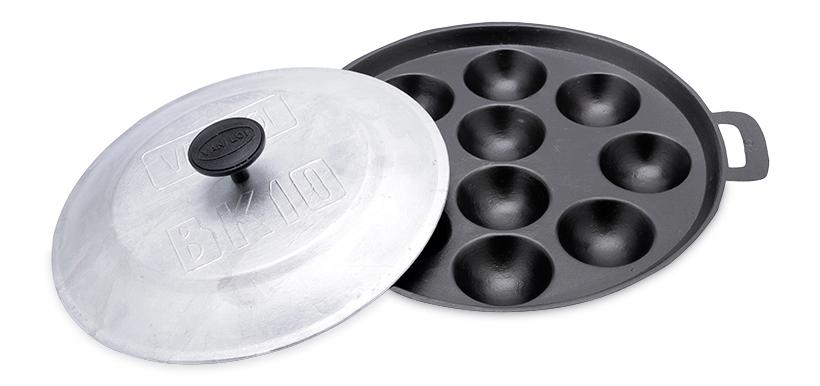 Khuôn Đổ Bánh Khọt 10 Lỗ kèm nắp ( Thái Sơn )