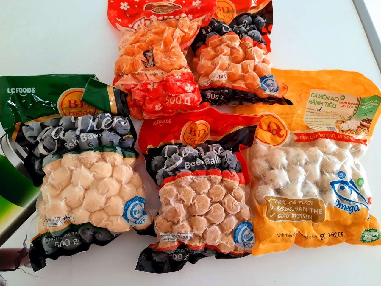500gr cá viên loại ngon Lacusina