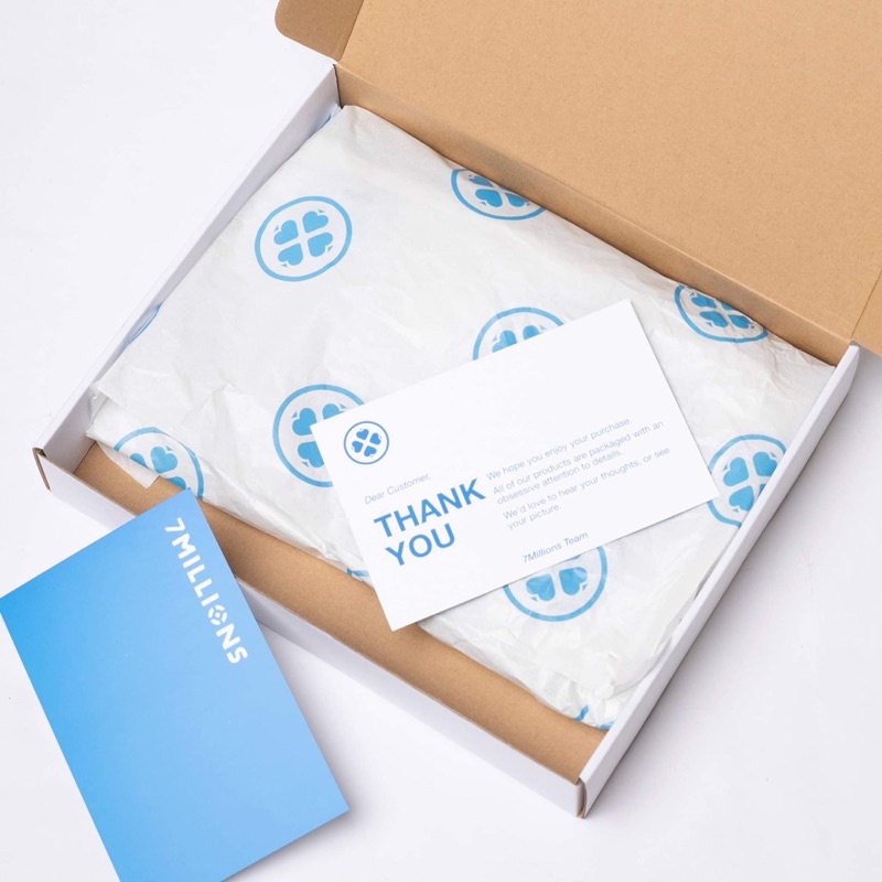 7MILLIONS Áo thun Essential+ / Màu đen / Tặng kèm Box
