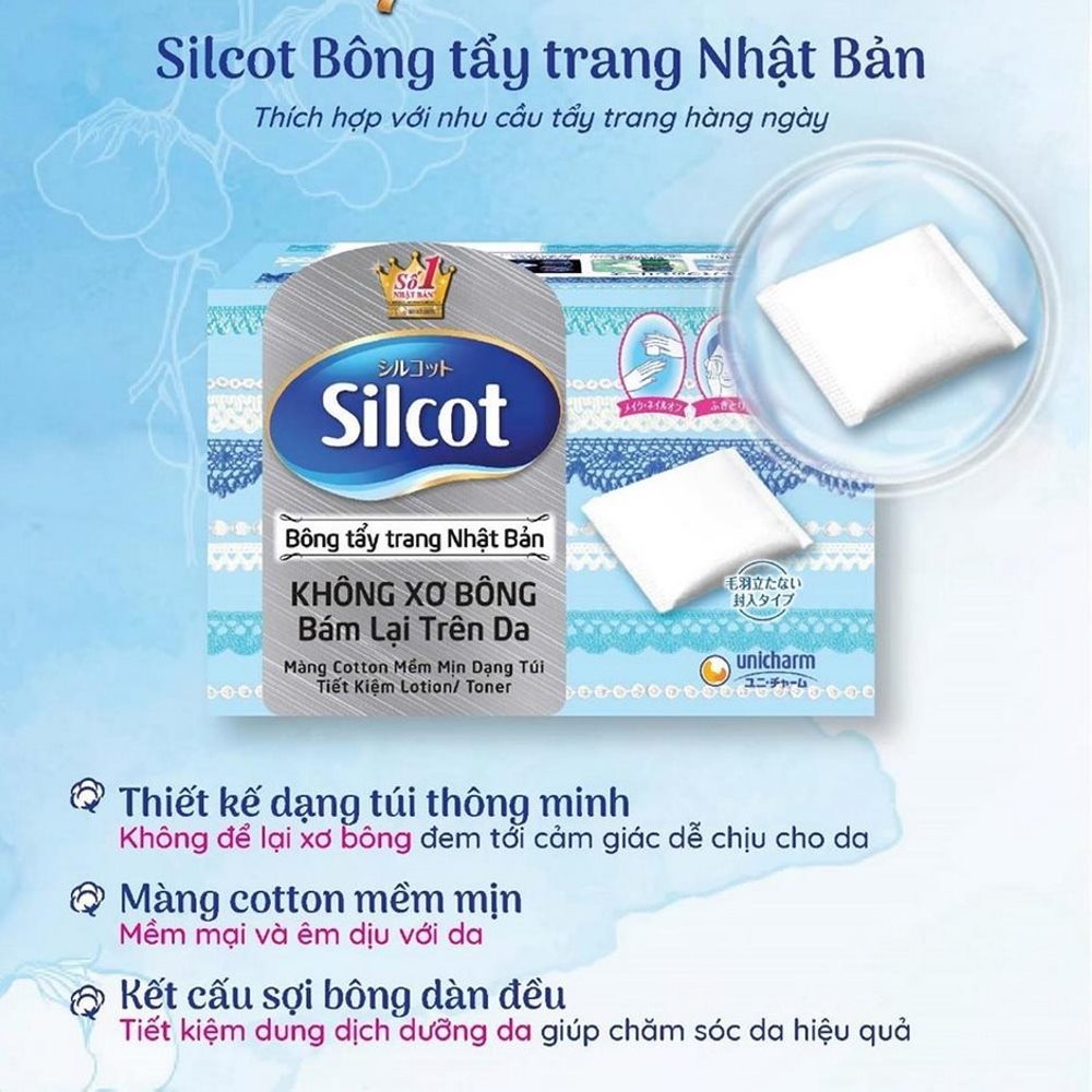 Bông trang điểm Silcot 82-1807