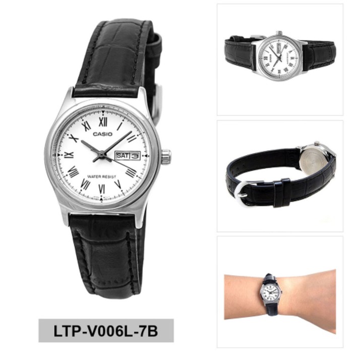 Đồng hồ nữ dây da Casio Anh Khuê LTP-V006L-7BUDF