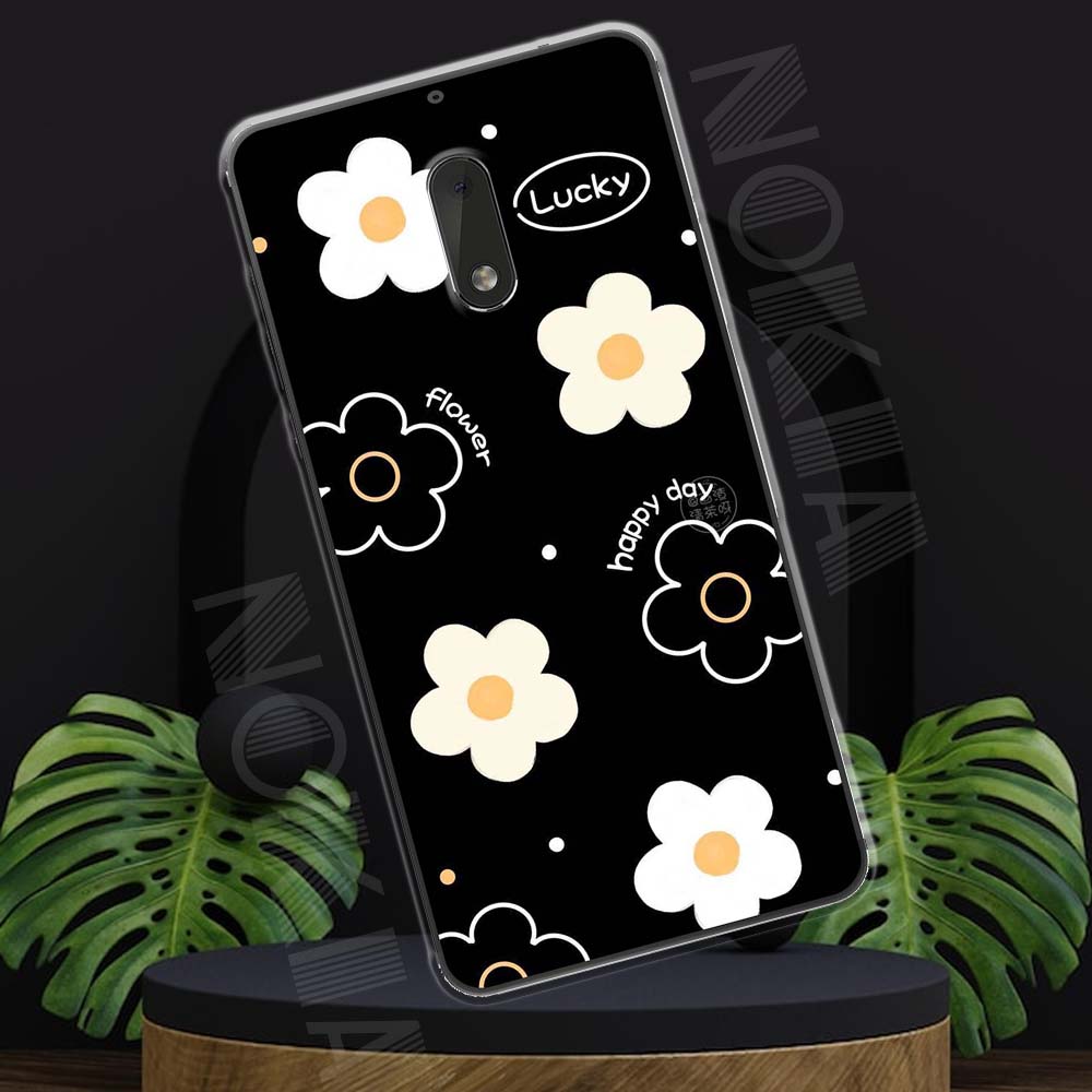 Ốp lưng Nokia 6 (2017) mẫu BST Hoa lá cành TPU