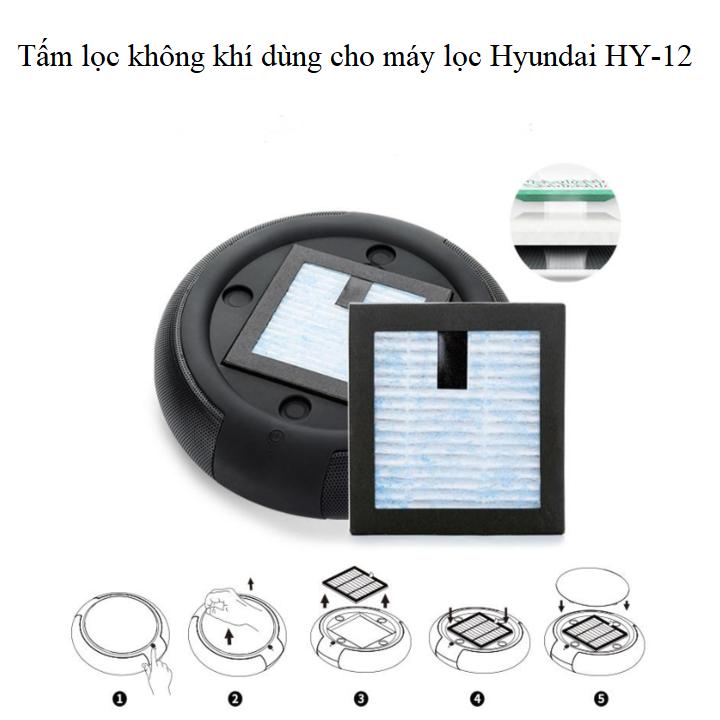 Tấm lọc, màng lọc không khí dùng cho máy khử mùi Huyndai HY-12