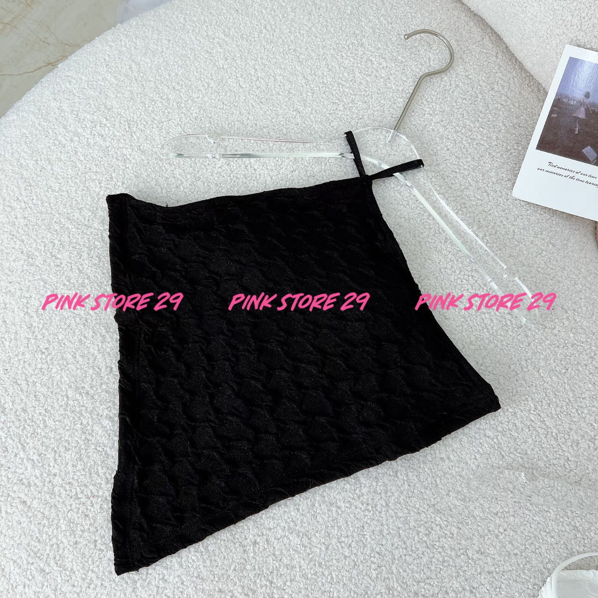 Áo yếm croptop vạt nhọn pinkstore29 dáng ôm hở lưng quyến rũ a5416