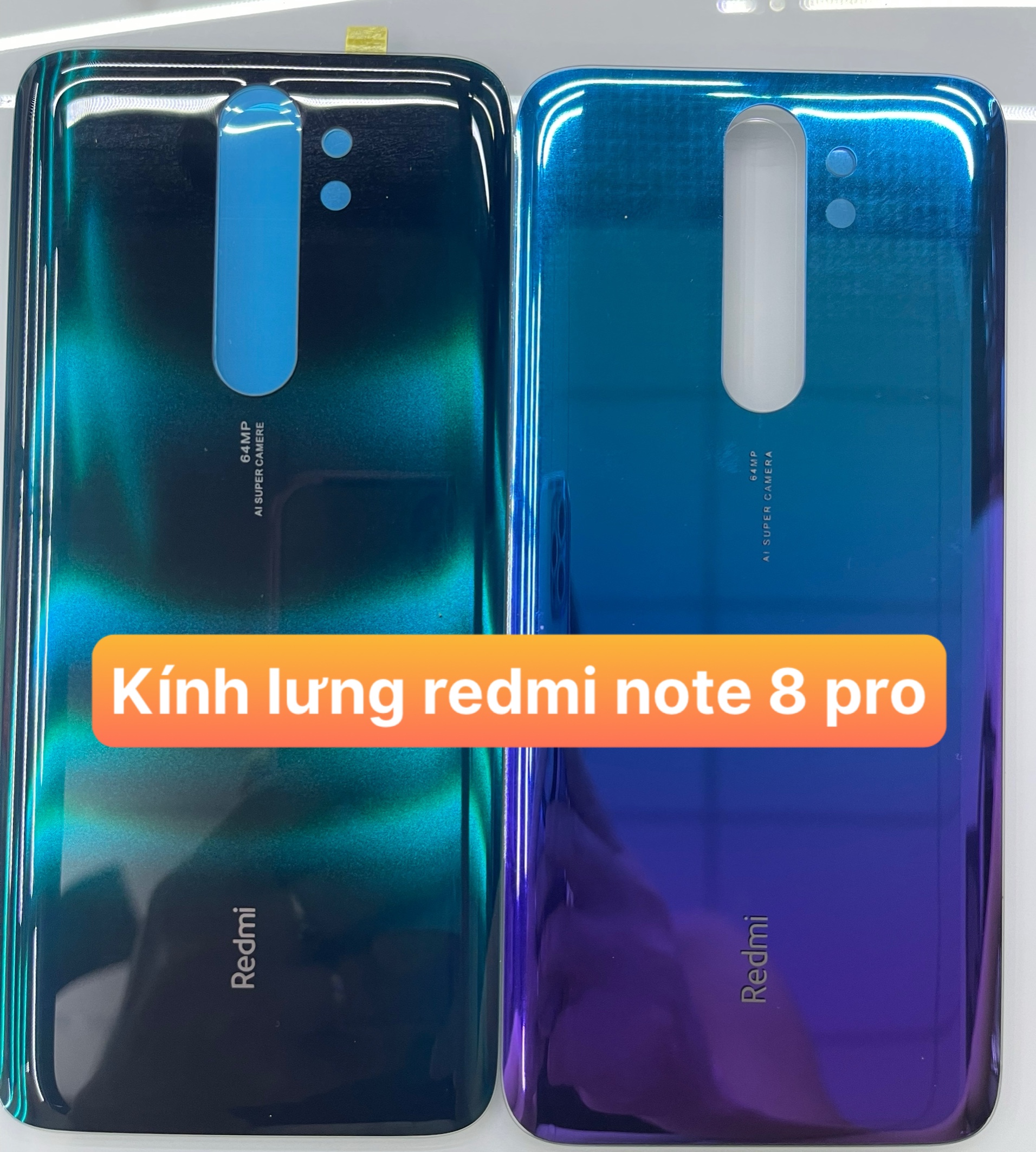 kính Lưng xiaomi redmi note 8 pro zin