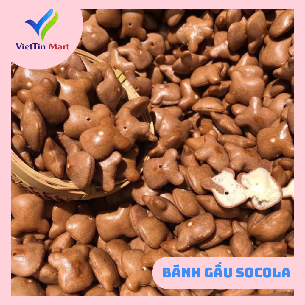 500g bánh gấu socola kem