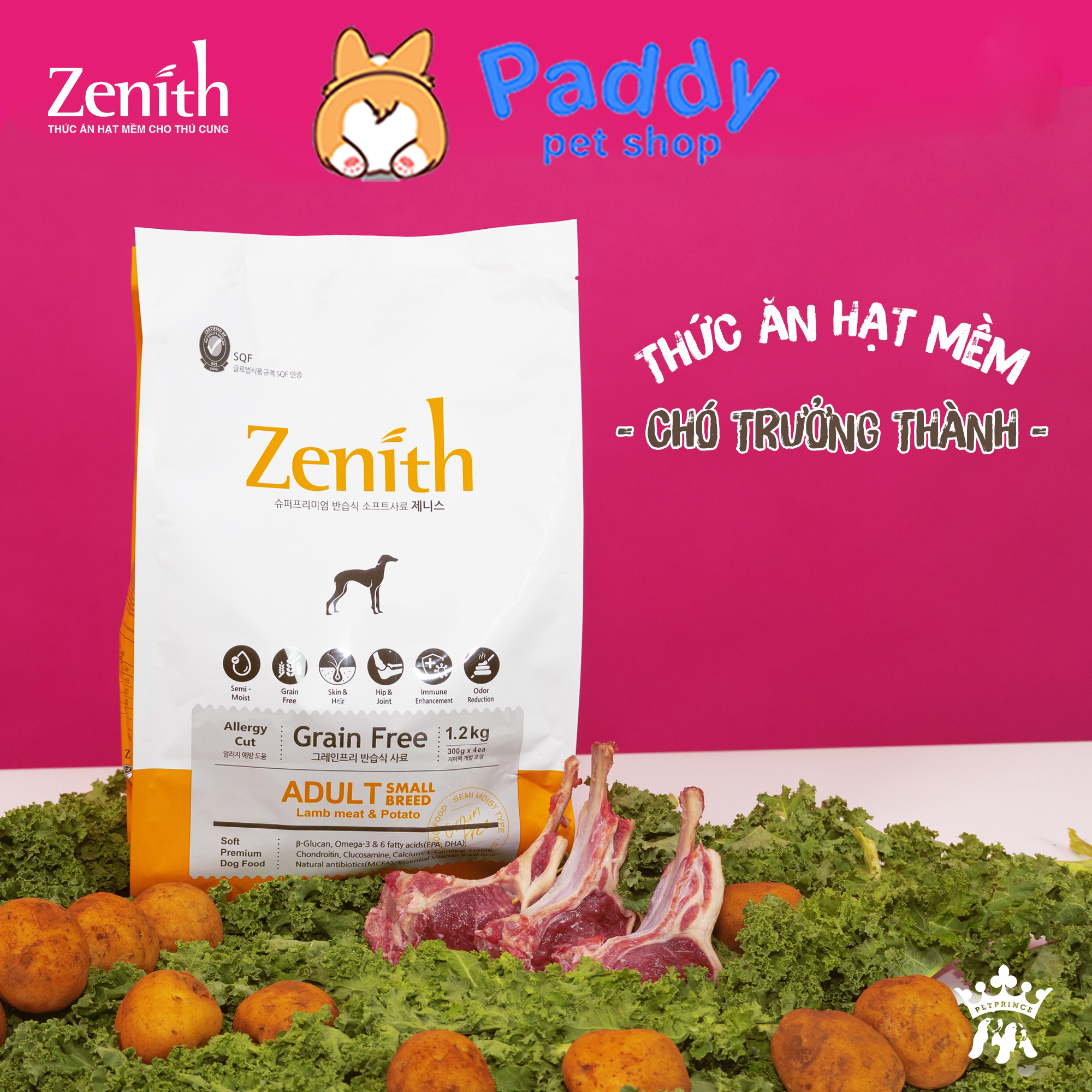 Hạt Mềm Cho Chó Trưởng Thành Zenith Adult Original