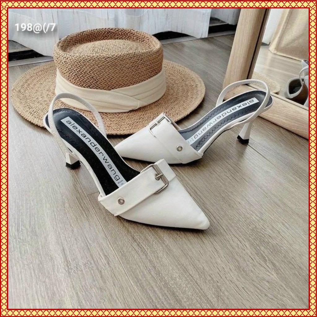 Giày Gót Nhọn Phong Cách Cồn Sở Mã NNC45
