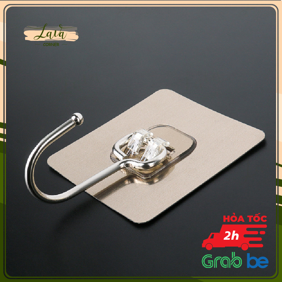 Móc Dán Tường Chịu Lực Siêu Dính Treo Đồ, Vật Dụng Đa Năng Tiện Ích Bằng Inox 304