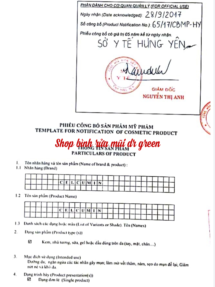 Kem nghệ dưỡng da liền sẹo Celcumin